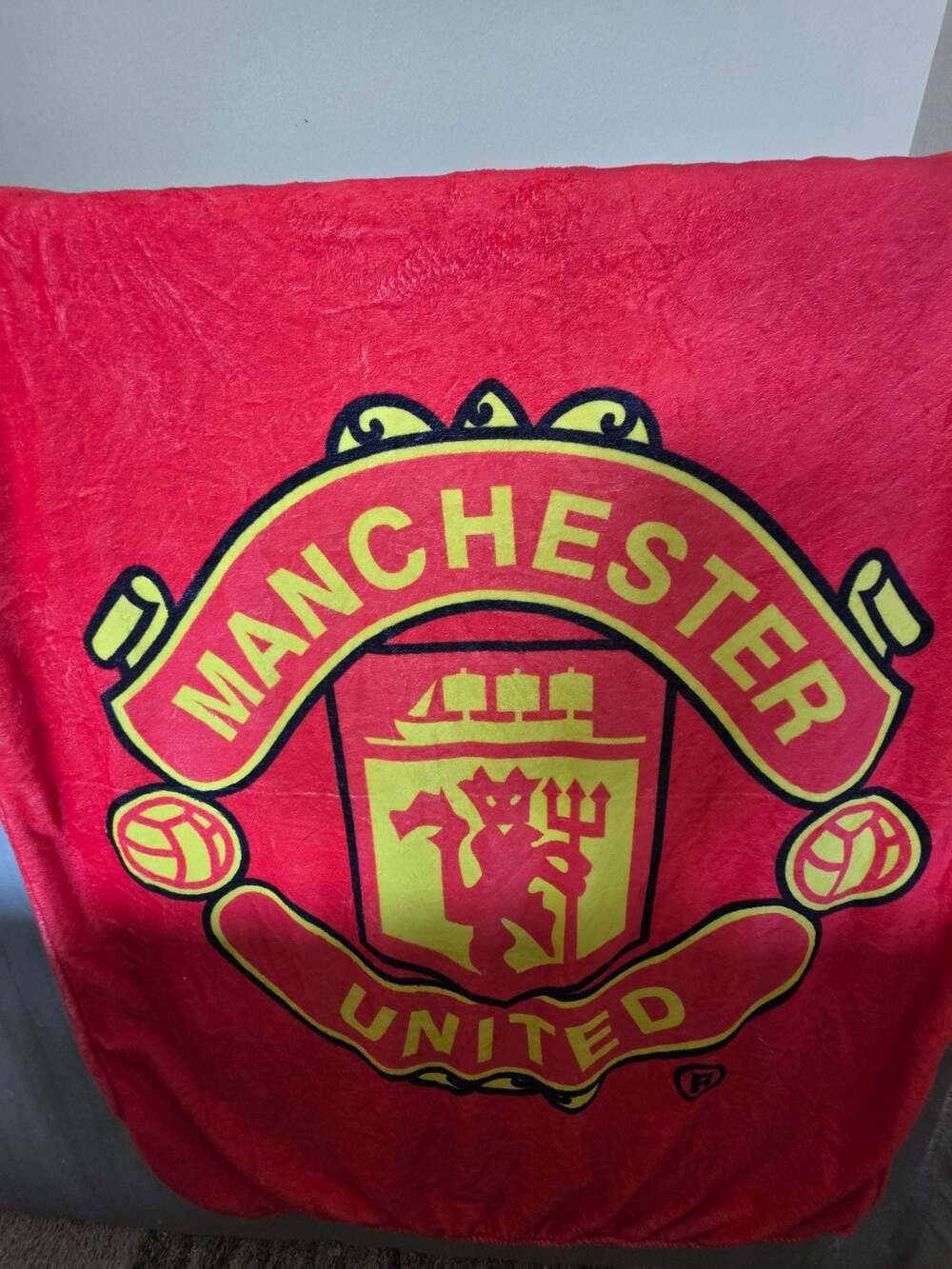 Manchester United F.C. Fleece Throw Blanket